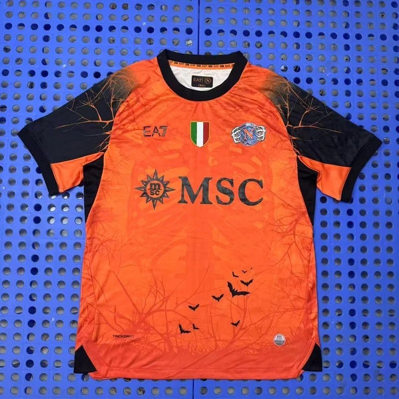 2025-2026 Napoli Halloween Orange Football Jersey - Style 10
