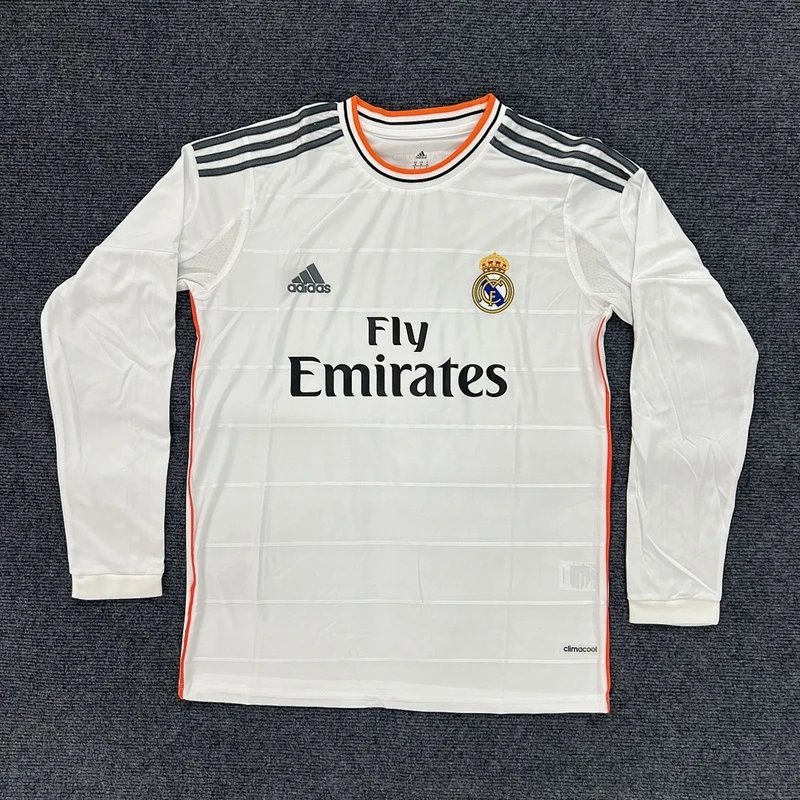 Real Madrid home long-sleeve white jersey - Style 36