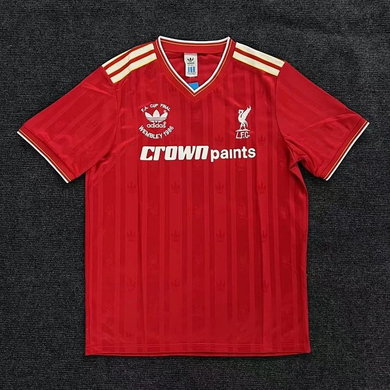 1985-1986 Liverpool Home Shirt - Style 20