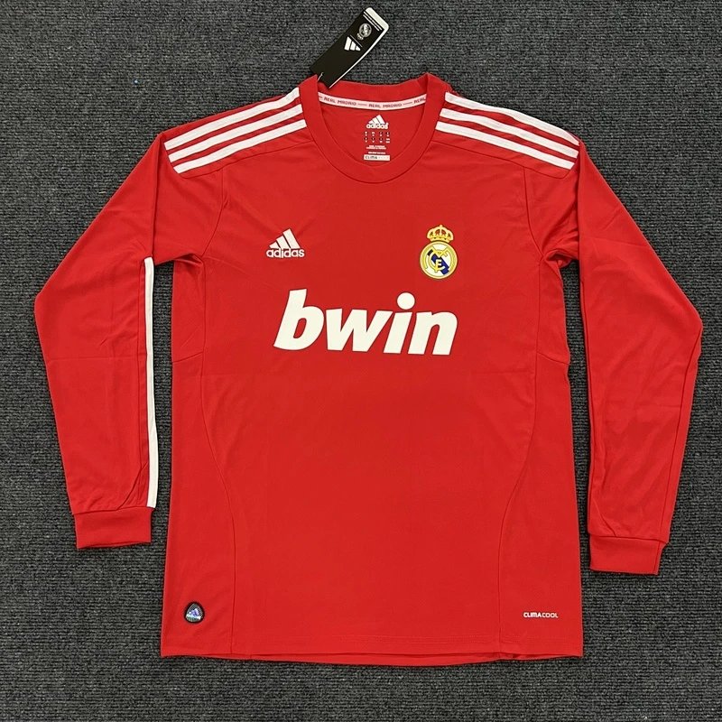 Real Madrid home long-sleeve red football jersey - Style 29