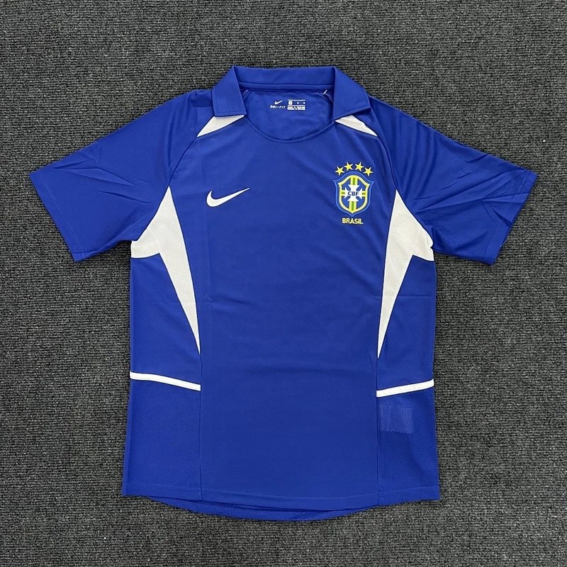 2002 Brazil Away Football Jersey - Style 36