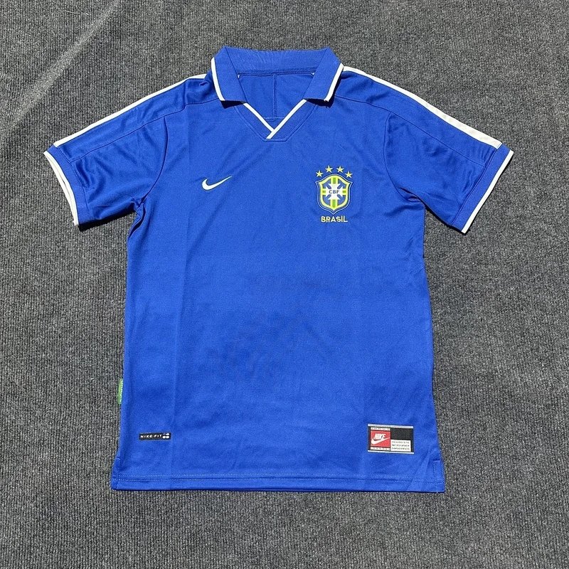 1997 Brazil Away Football Jersey - Style 28