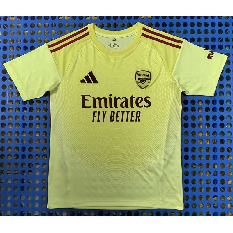 2025-2026 Arsenal Yellow Home Shirt - Style 23