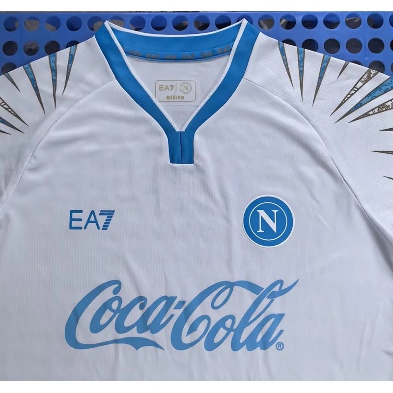 2025-2026 Napoli White Training Jersey - Style 17