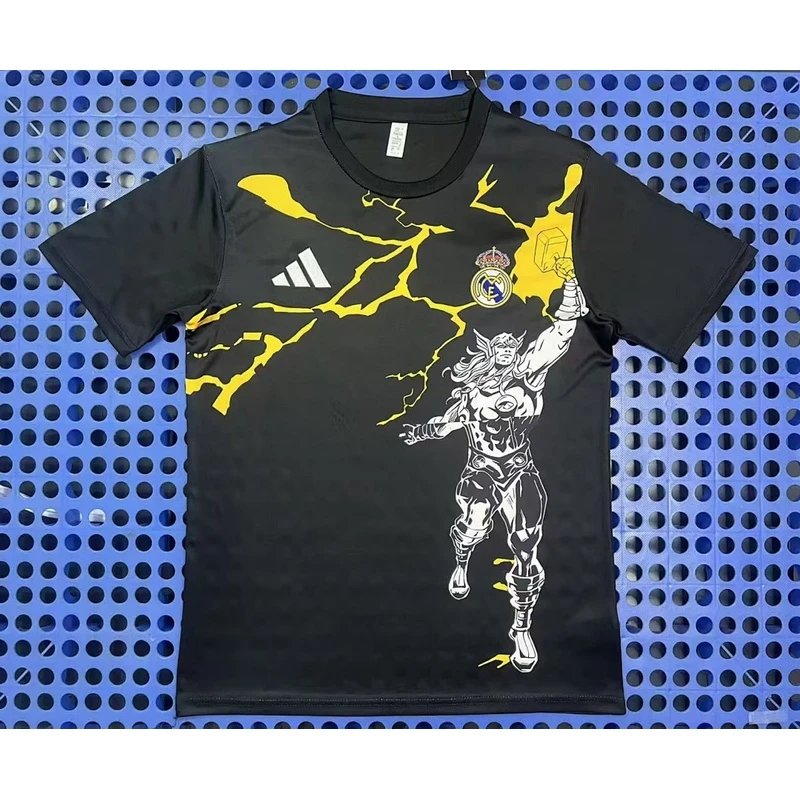 2026-2027 Real Madrid Marvel Avengers Black T-Shirt - Style 1