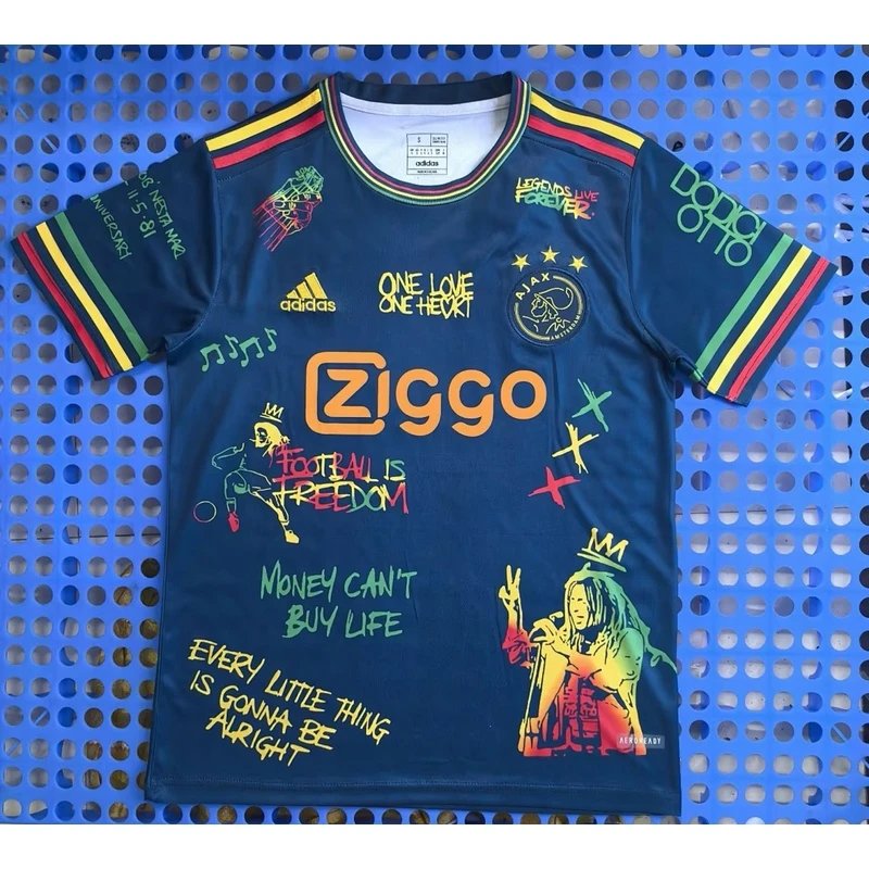 2025-2026 Ajax home game jersey deep blue - Style 11