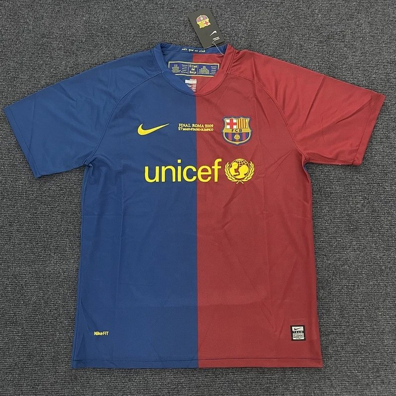 2009-2010 Barcelona Home Football Jersey - Style 19