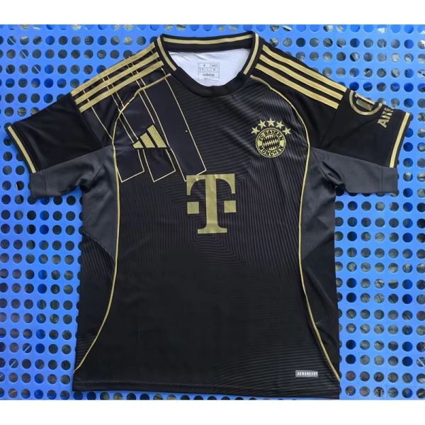 2025-2026 Bayern Munich Black Training Jersey - Style 11