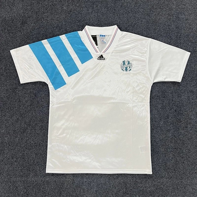 1992-1993 Marseille Home White - Style 17