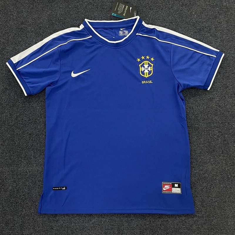 1998 Brazil Away Football Jersey - Style 29