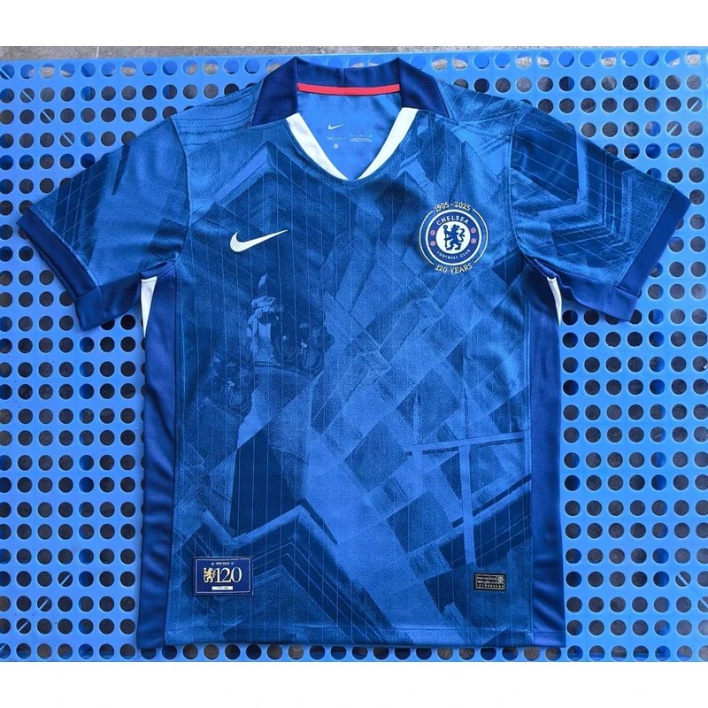 2025-2026 Chelsea 120th Anniversary Edition Football Jersey - Style 10