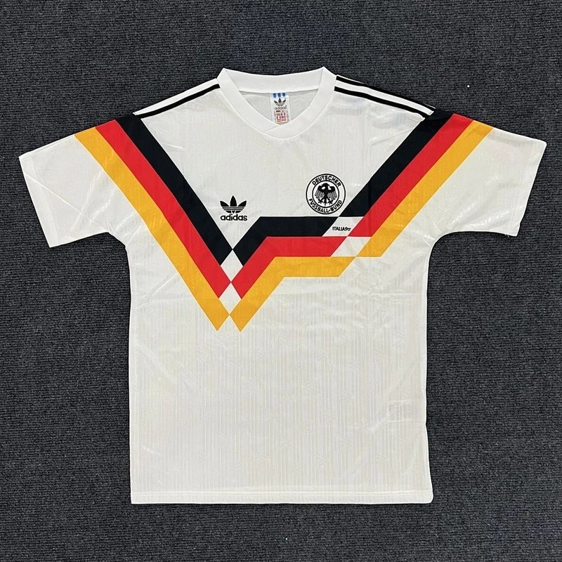 1990 Germany Home Jersey - Style 11