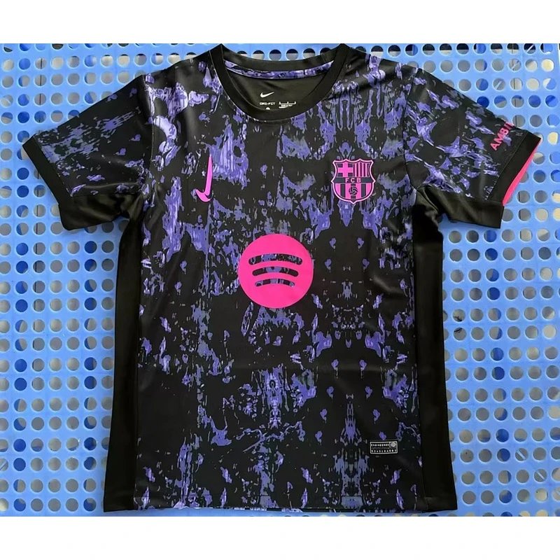2025-2026 Barcelona Black and Purple Training Jersey - Style 2