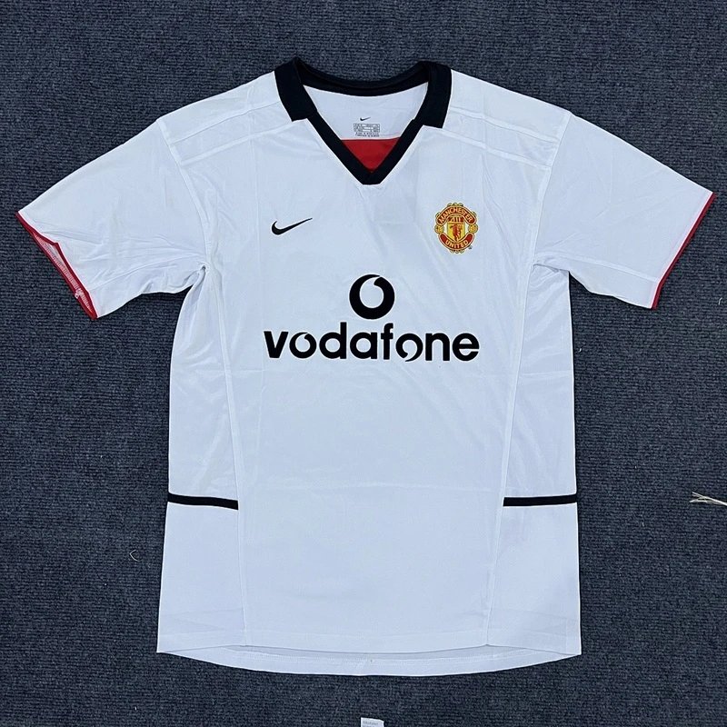 manchester united away white football jersey - Style 1