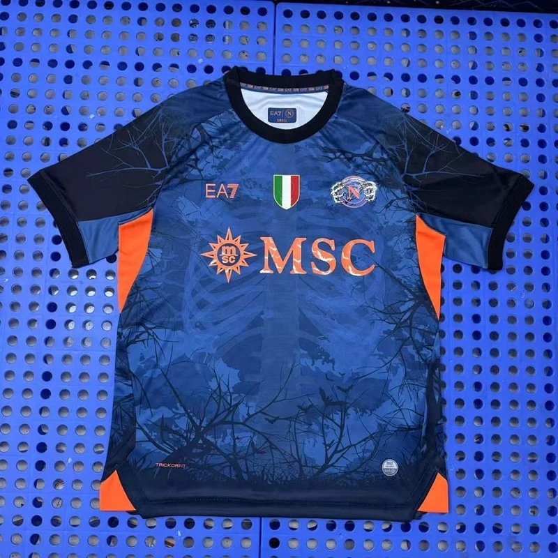 2025-2026 Napoli Halloween Blue Football Jersey - Style 22