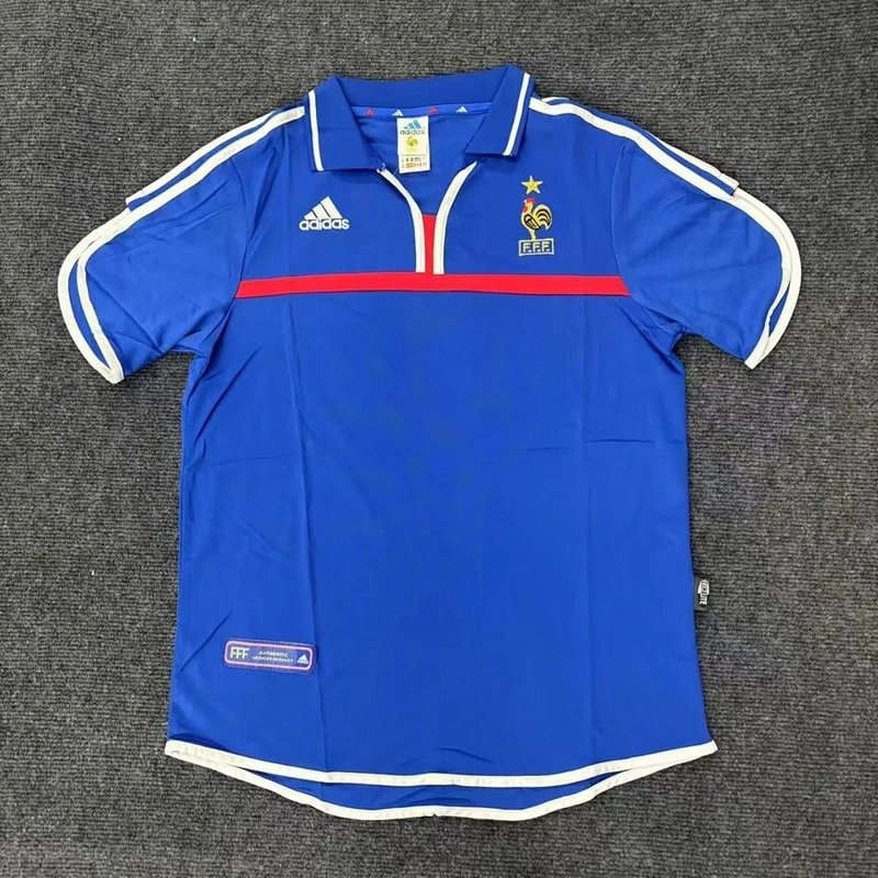 2000 French Home Jersey - Style 8