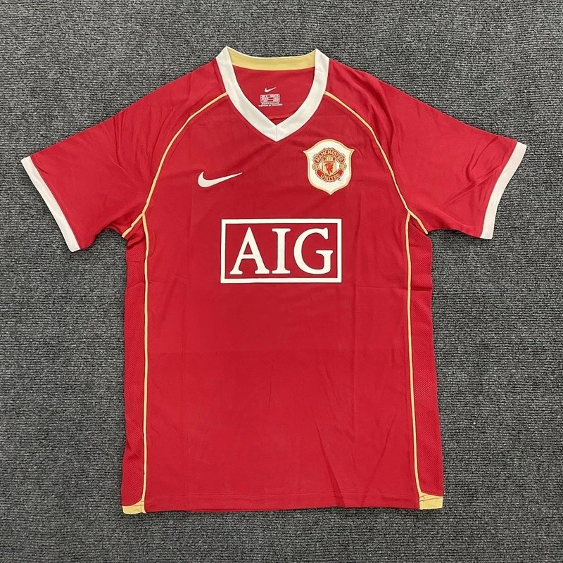 2007-2008 Manchester United Home Shirt - Style 8