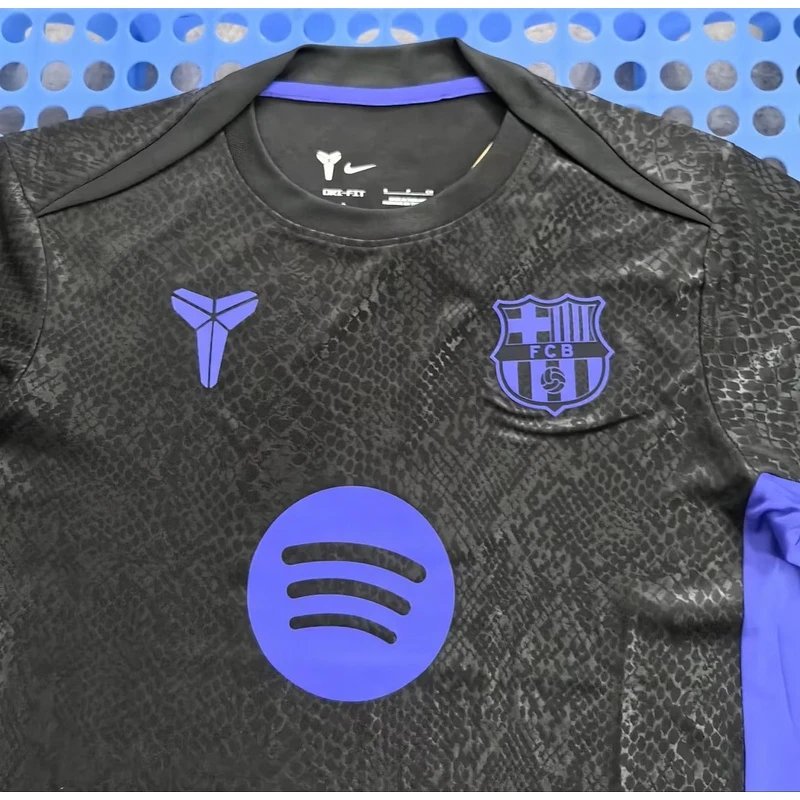 Barcelona x Kobe Bryant collaboration black jersey - Style 19