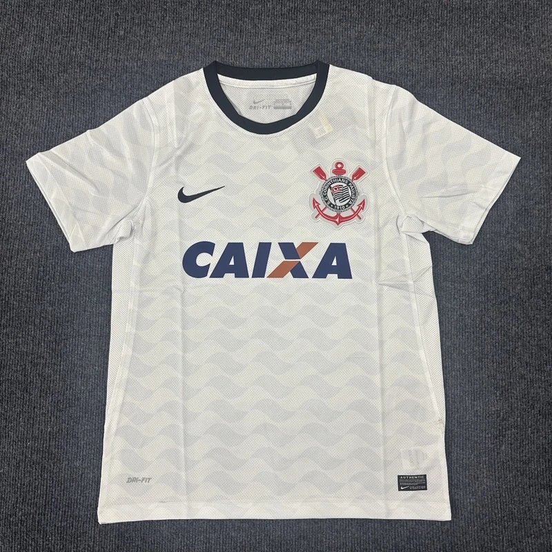 Corinthians Home White Jersey - Style 28