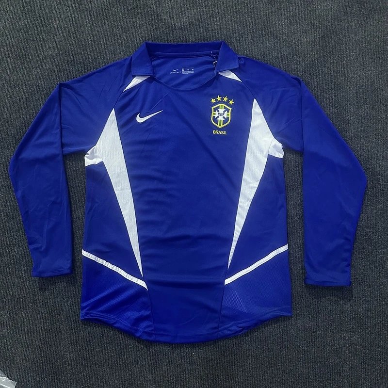 2002 Brazil Away Football Jersey - Style 37