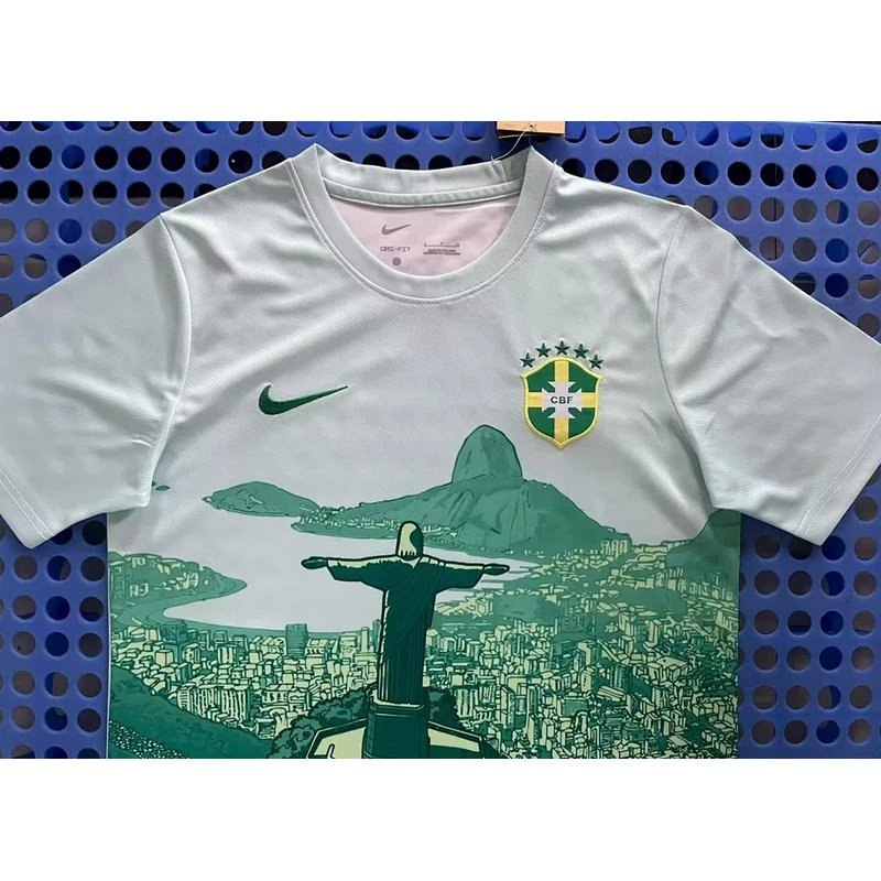 2025-2026 Brazil Jesus Light Blue Football Jersey - Style 27