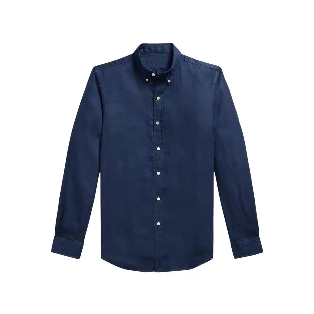 Dark blue linen shirt