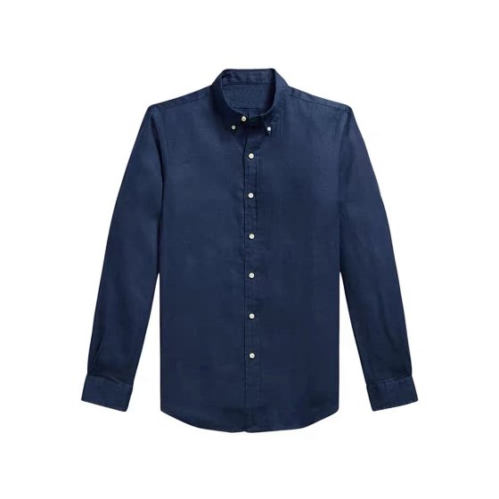 Dark blue linen shirt