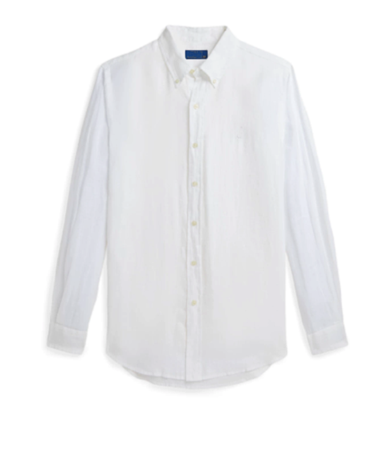 White linen shirt
