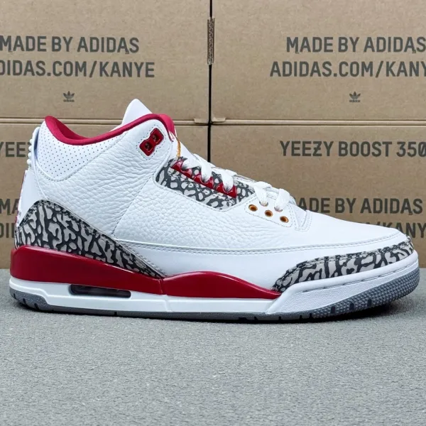 Air Jordan 3 Retro University Red Sneakers - 1