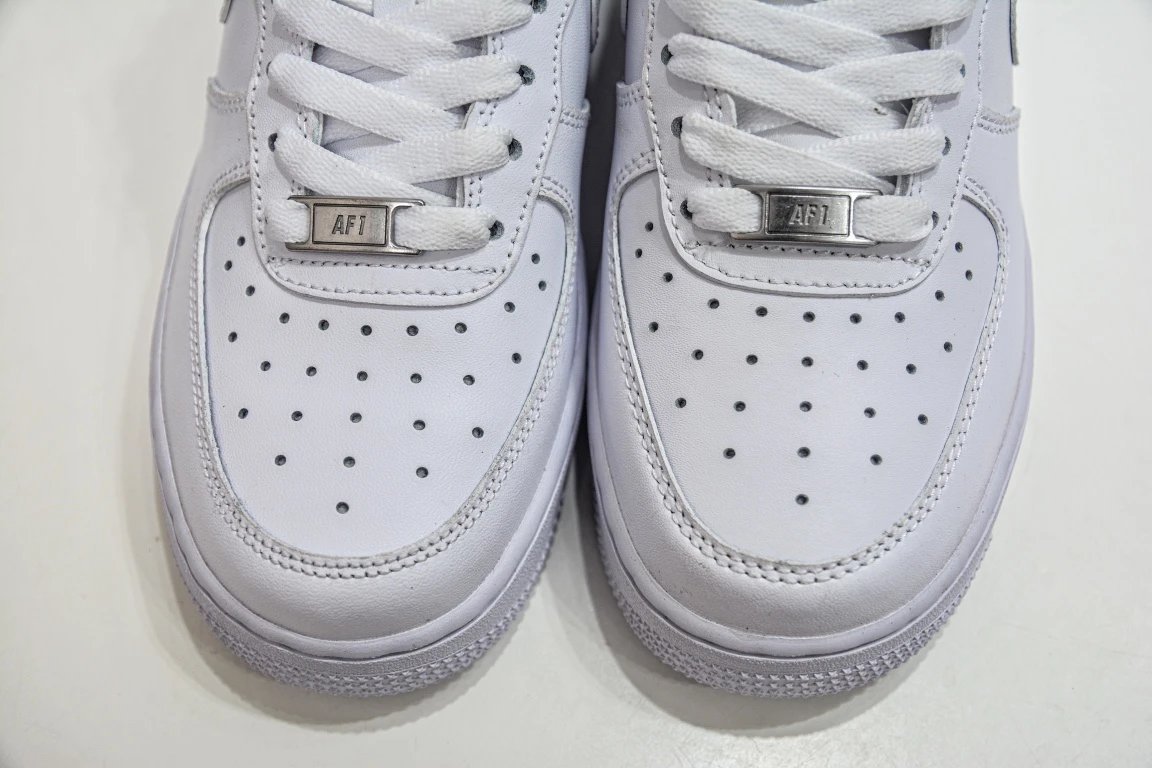 Nike Air Force 1 Low White Sneakers - 10