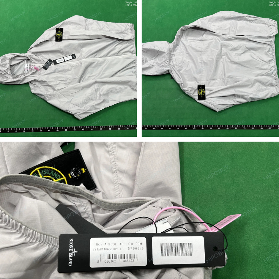 European high-quality light gray thin jacket