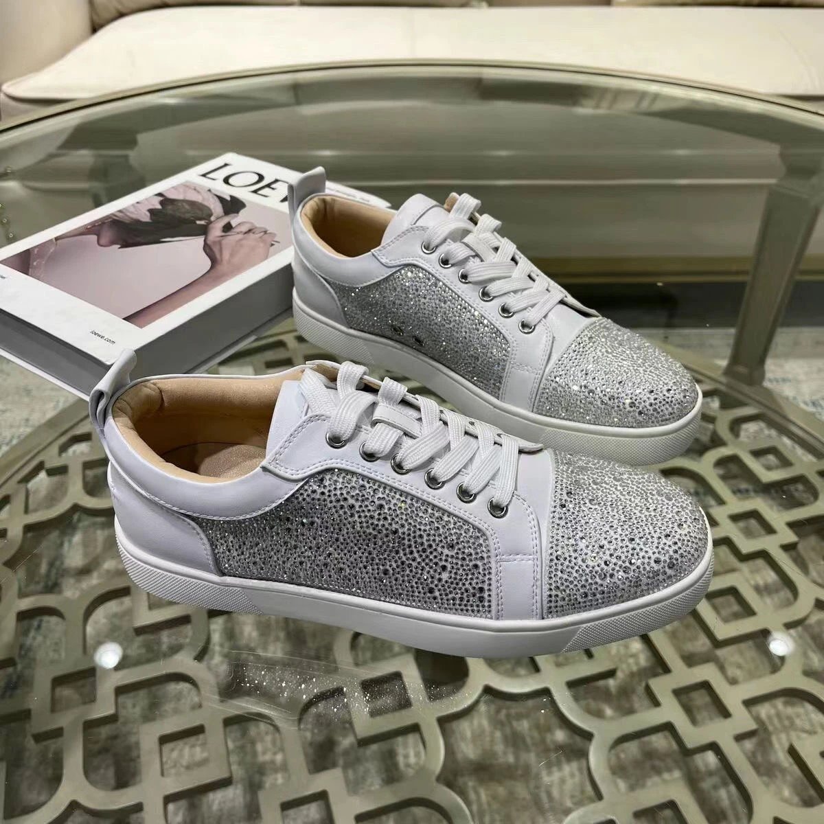 White Rhinestones