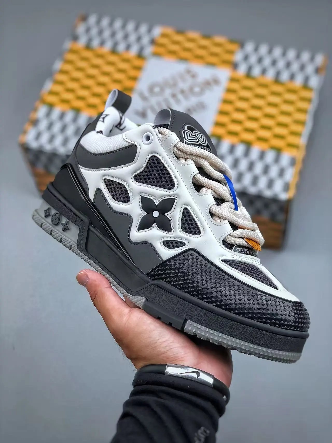 Louis Vuitton LV Skate Sneaker Low Anthracite 1ABZ47