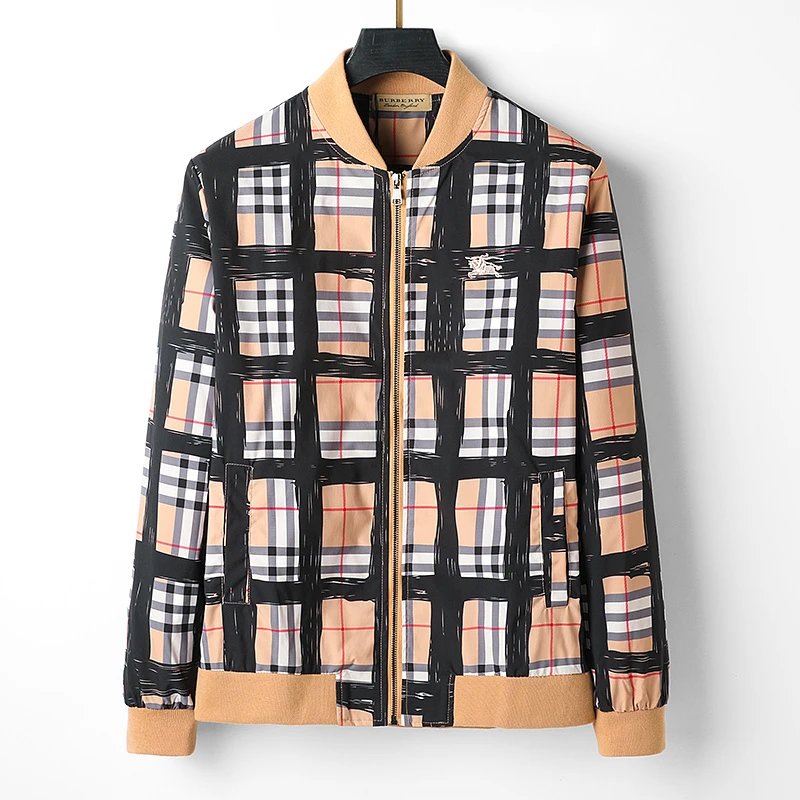 Burberry Jackets Reversible hooded zip-up check jacket image 4