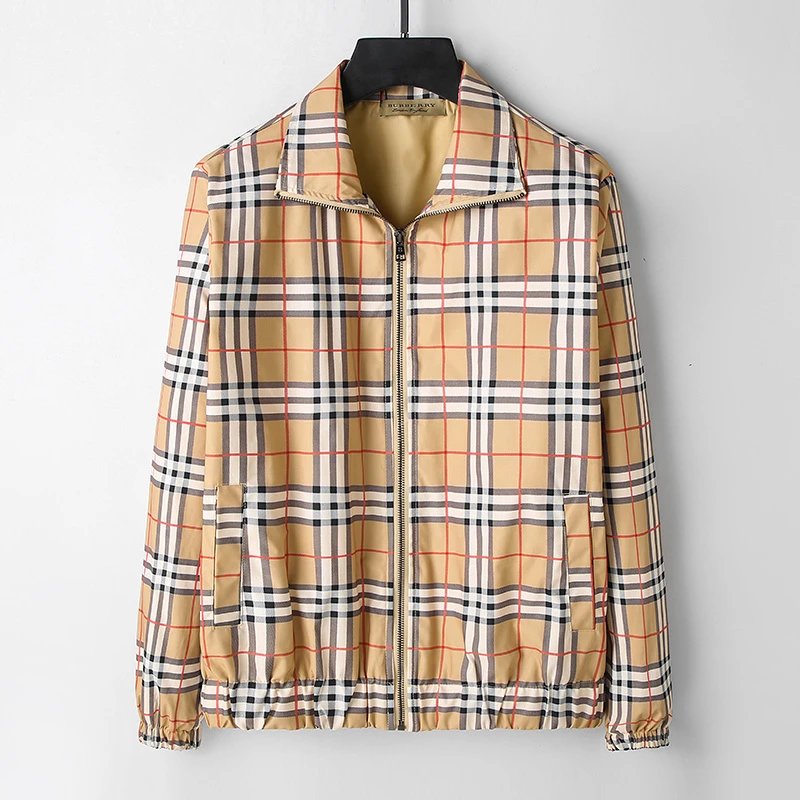 Burberry Jackets Reversible hooded zip-up check jacket — 6