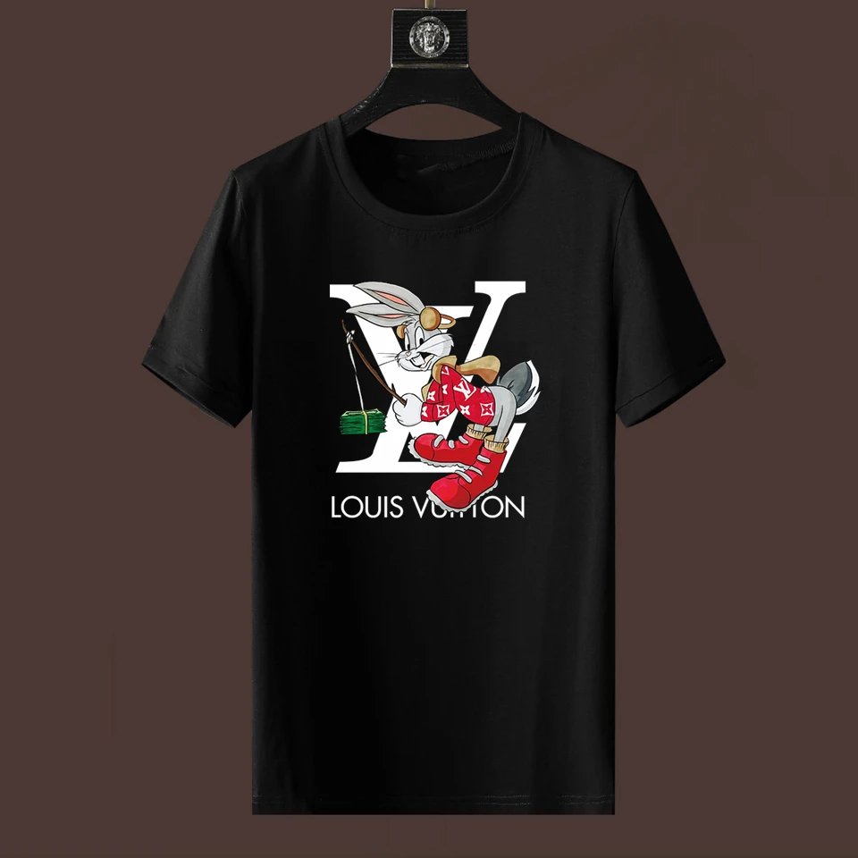 新款潮流男士圆领T恤2024