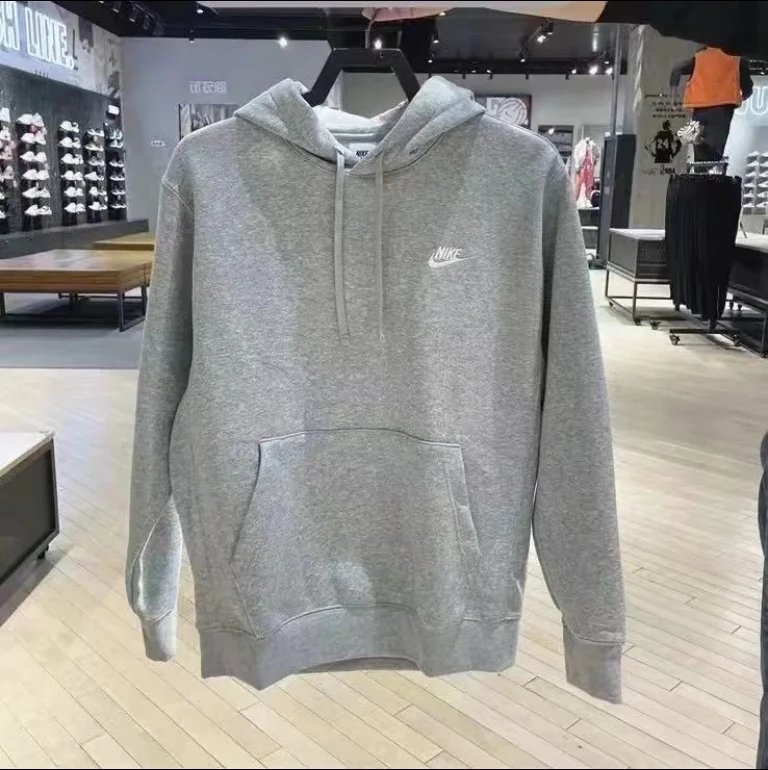 Pop Embroidered Sweatshirt Men's Hooded Embroidered Pullover Sweatshirt