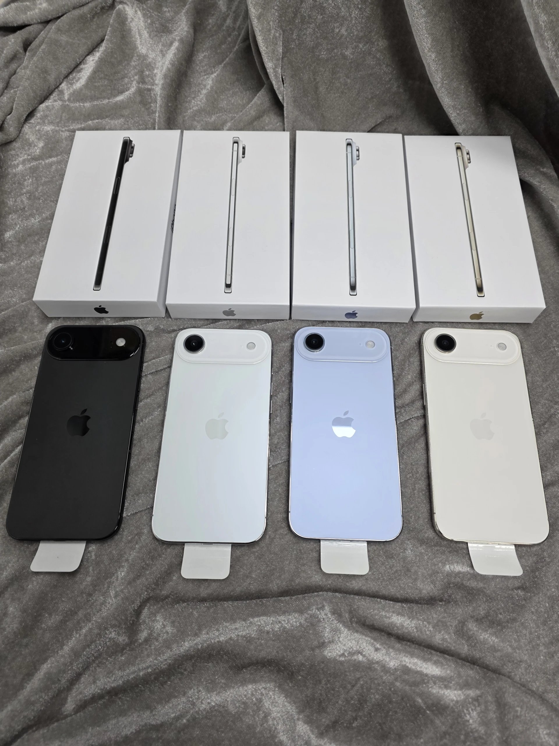 Apple iPhone with Boxes