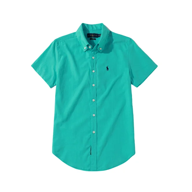 Ralph Lauren Shirts Short-sleeve button-down shirt with embroidered pony logo product detail image 6