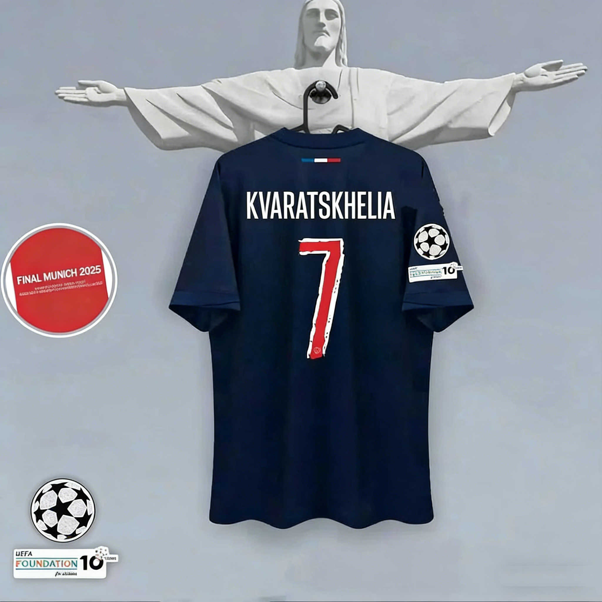 主场欧冠决赛版7号 克瓦拉茨赫利亚