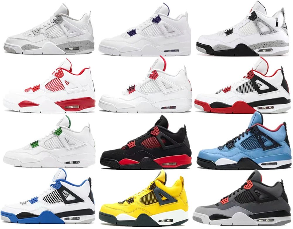 AJ4 Running Sneakers Fashion Trendy - S
