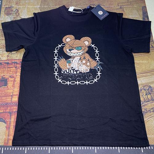 Louis Vuitton T-Shirts Short-Sleeve Graphic Logo T-Shirt — Little bear