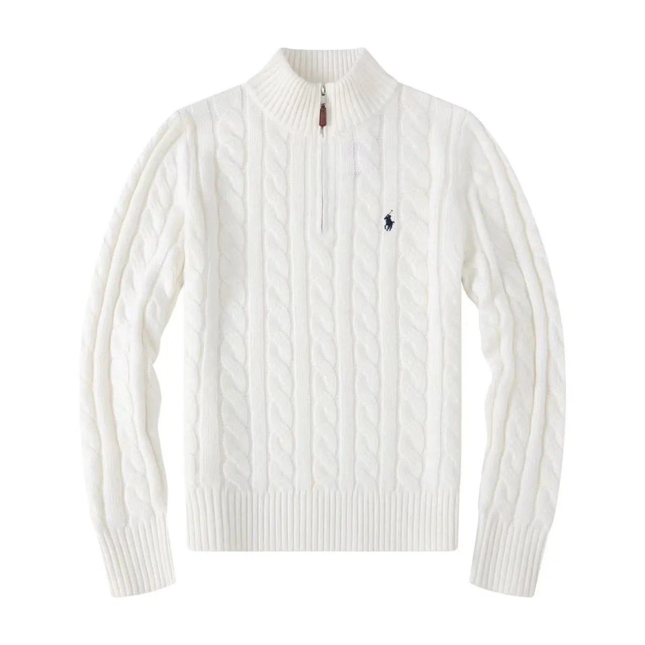 Turtleneck Sweater - White