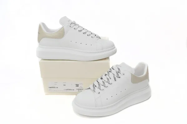 Alexander McQueen Oversized Sneaker White Beige Chunky Sneakers - 1