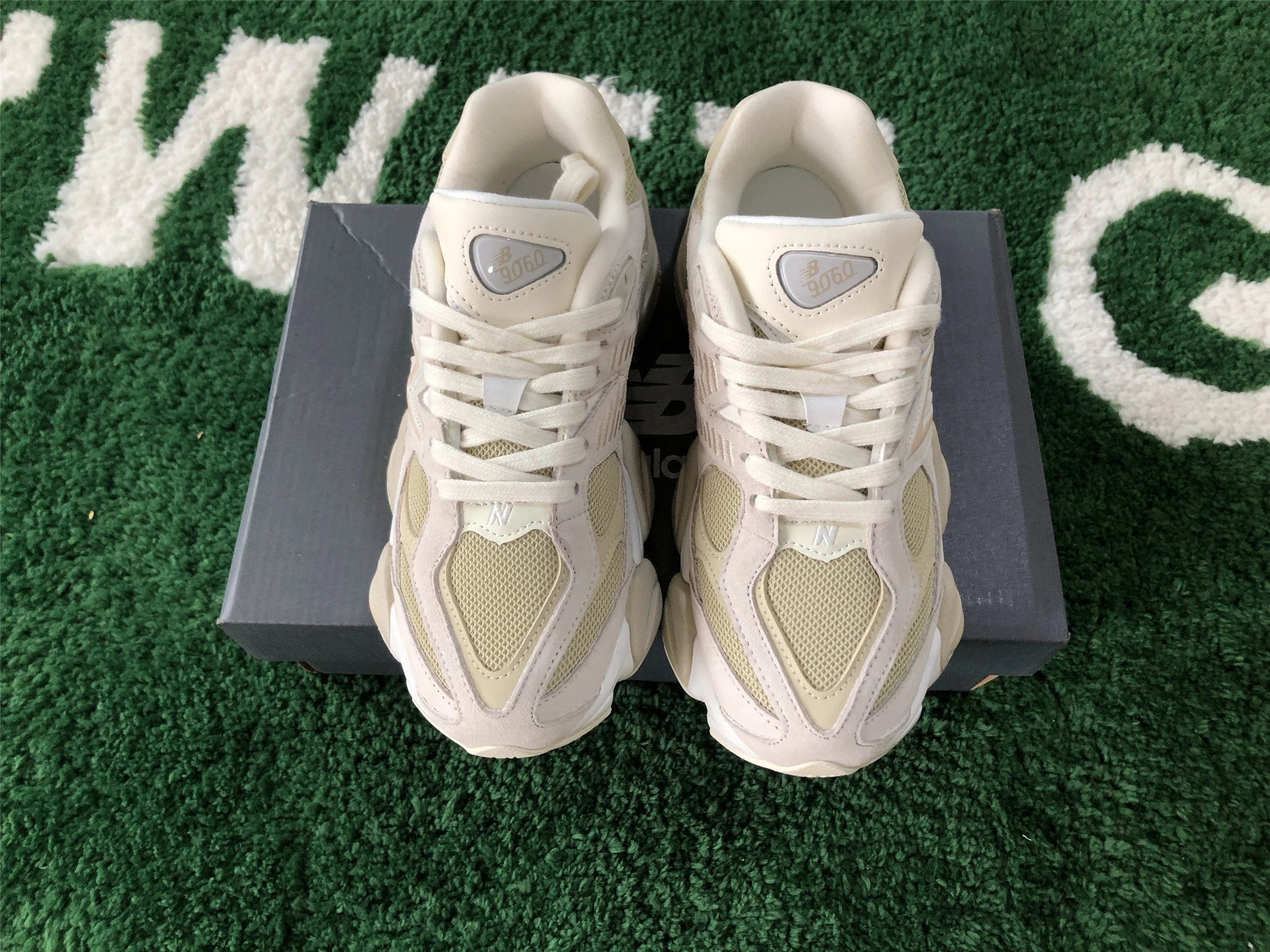 New Balance 9060 Pink Beige Chunky Sneakers - 65