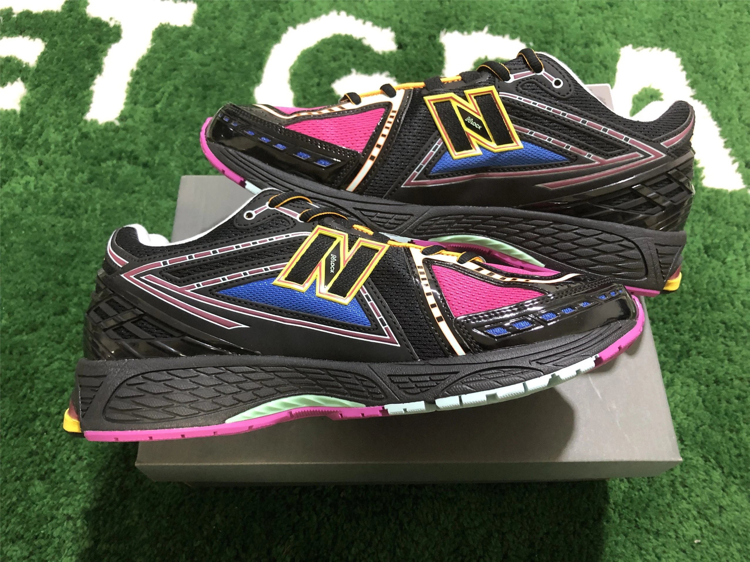 New Balance 9060 Pink Beige Chunky Sneakers - 83