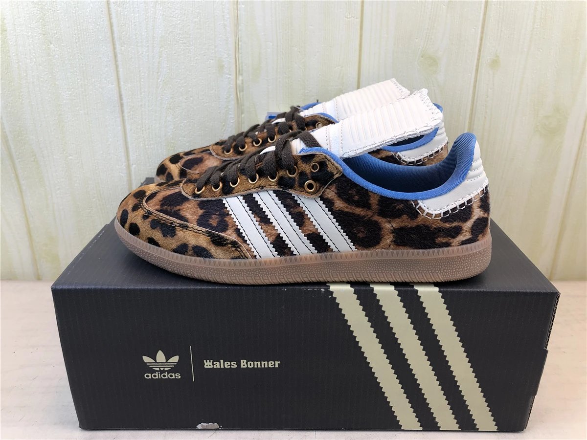 Adidas Originals Samba OG Leopard Print Orange Sneakers - 54