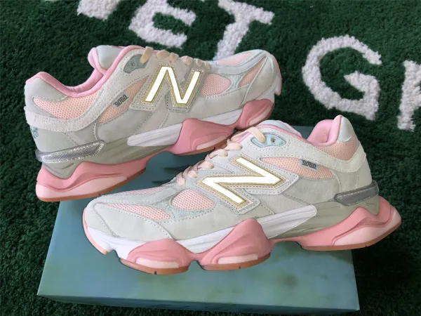 New Balance 9060 Pink Beige Chunky Sneakers - 56