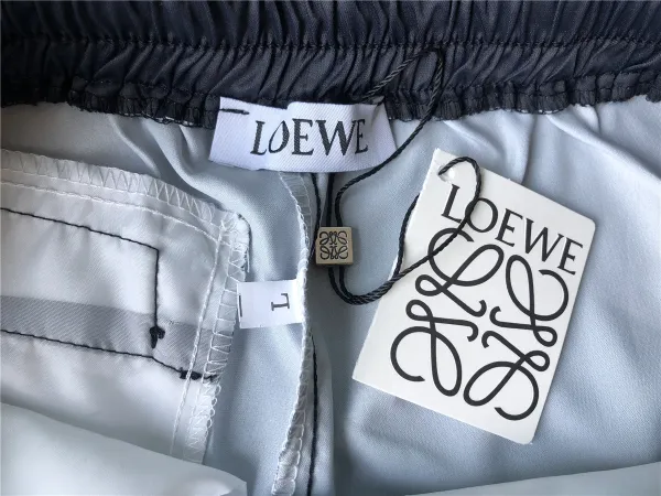 Loewe Anagram Logo Track Shorts Black - 4