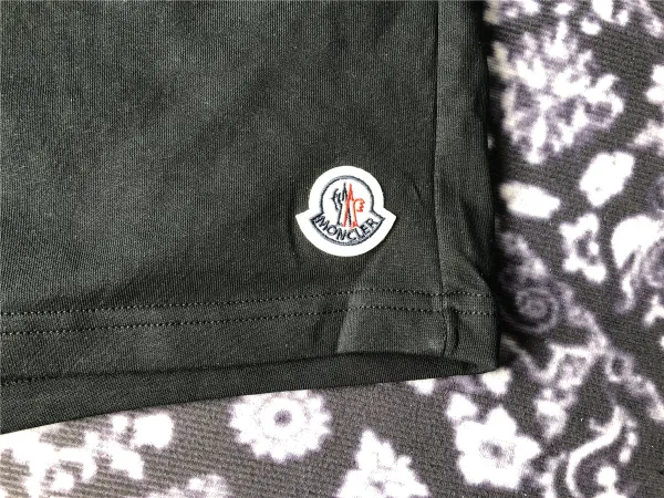 Moncler Logo Patch Black Sport Shorts - 3